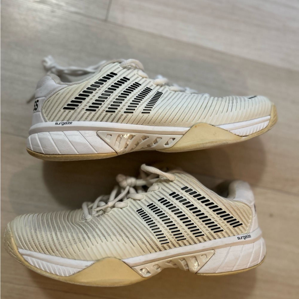 Men's Hypercourt Express — Tennis Shoes White and Black.